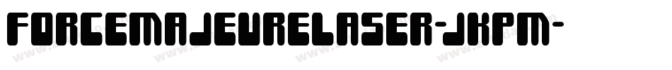 ForceMajeureLaser-jKpM字体转换
