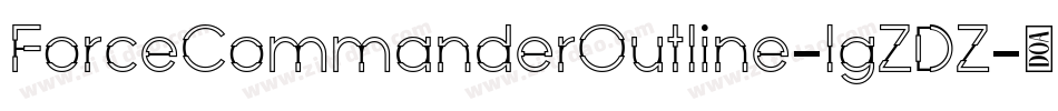 ForceCommanderOutline-lgZDZ字体转换