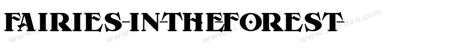 Fairies-in-the-Forest字体转换