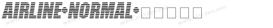 Airline-Normal字体转换