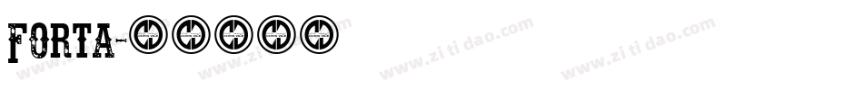 Forta字体转换