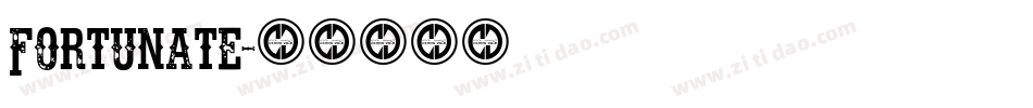Fortunate字体转换