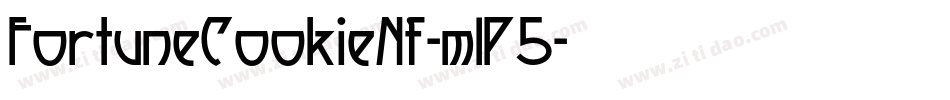 FortuneCookieNf-mlP5字体转换