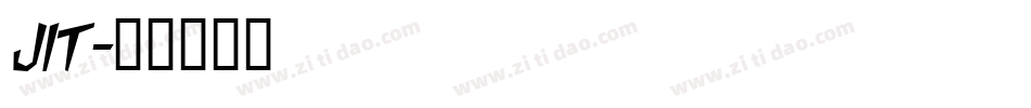 JIT字体转换