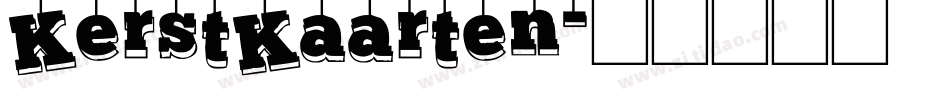 KerstKaarten字体转换