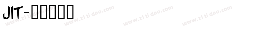 JIT字体转换