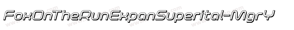 FoxOnTheRunExpanSuperital-MgrY字体转换