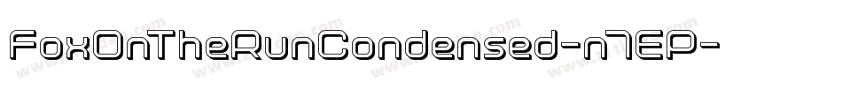 FoxOnTheRunCondensed-n7EP字体转换