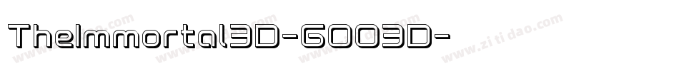 TheImmortal3D-GOO3D字体转换