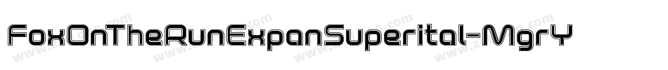 FoxOnTheRunExpanSuperital-MgrY字体转换