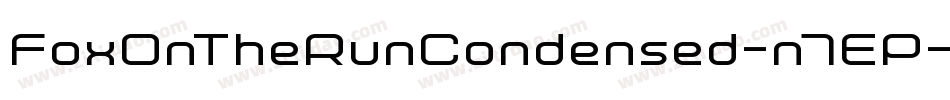 FoxOnTheRunCondensed-n7EP字体转换