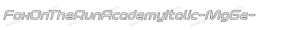 FoxOnTheRunAcademyItalic-MgGe字体转换 FoxOnTheRunAcademyItalic-MgGe字体转换