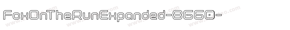FoxOnTheRunExpanded-8G60字体转换