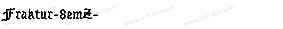 Fraktur-8emZ字体转换