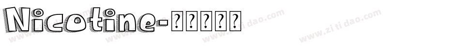 Nicotine字体转换
