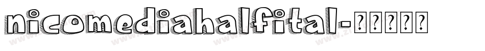 nicomediahalfital字体转换
