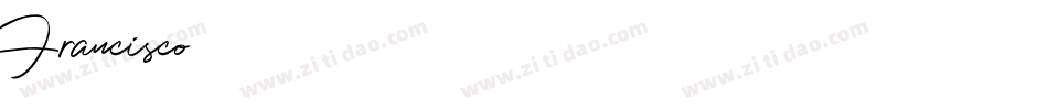 Francisco字体转换