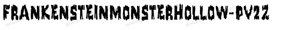 FrankensteinMonsterHollow-pv2Z字体转换