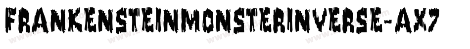 FrankensteinMonsterInverse-AX7m字体转换