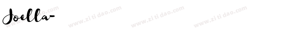 Joella字体转换