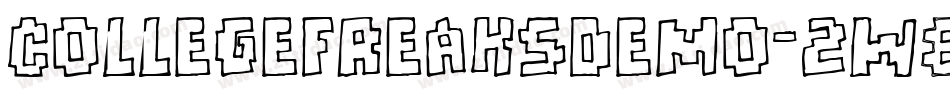 CollegeFreaksDemo-2w8l字体转换