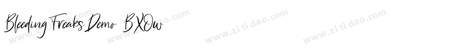 BleedingFreaksDemo-BXOw字体转换