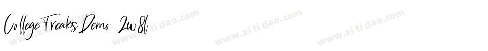 CollegeFreaksDemo-2w8l字体转换