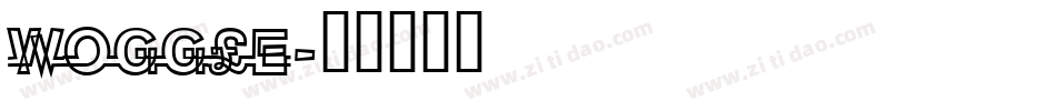 Woggle字体转换