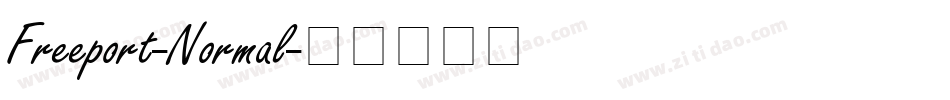 Freeport-Normal字体转换