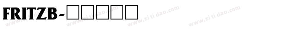 FRITZB字体转换