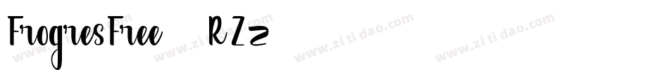 FrogresFree-0RZz字体转换 FrogresFree-0RZz字体转换