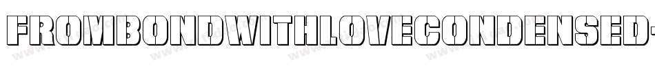 FromBondWithLoveCondensed-pYKD字体转换