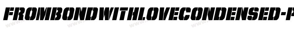 FromBondWithLoveCondensed-pYKD字体转换