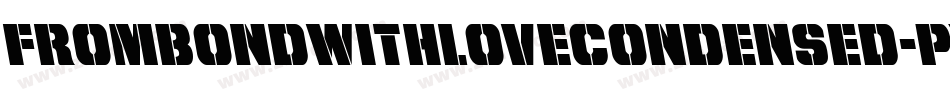 FromBondWithLoveCondensed-pYKD字体转换
