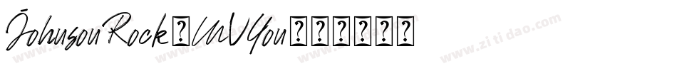 JohnsonRock-MVYon字体转换