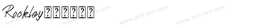 Rockley字体转换