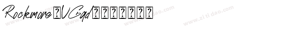 Rockmore-VGqd0字体转换