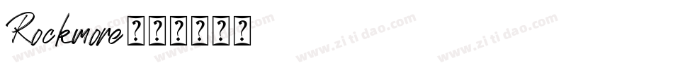 Rockmore字体转换
