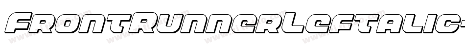 FrontRunnerLeftalic-Ypwq字体转换