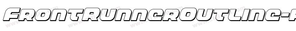 FrontRunnerOutline-rLwx字体转换