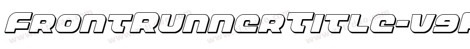 FrontRunnerTitle-v9PZ字体转换