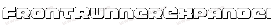 FrontRunnerExpandedItalic-2pMo字体转换