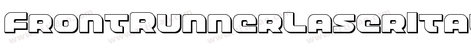 FrontRunnerLaserItalic-8GBM字体转换