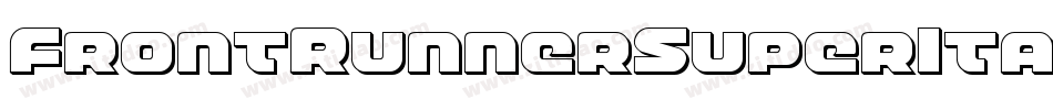 FrontRunnerSuperItalic-2pyW字体转换