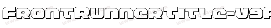 FrontRunnerTitle-v9PZ字体转换