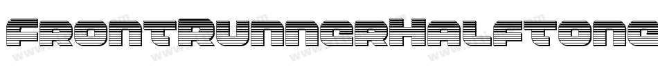 FrontRunnerHalftoneItalic-1xr0字体转换