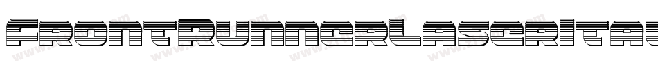 FrontRunnerLaserItalic-8GBM字体转换