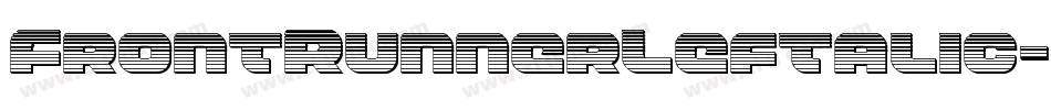 FrontRunnerLeftalic-Ypwq字体转换