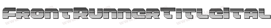 FrontRunnerTitleItalic-w0L2字体转换