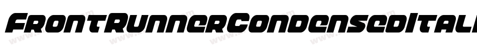 FrontRunnerCondensedItalic-Ype2字体转换